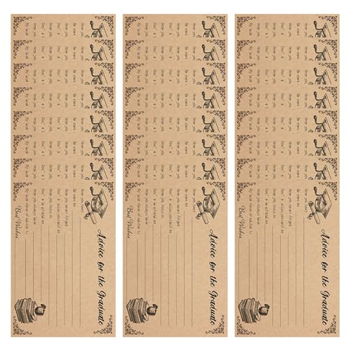 24 Stück Abschluss-Ratschläge, 15,2 x 10,2 cm, Karte für die Graduiertenschule oder Universität, Party-Spiel-Dekoration, Zubehör 24 Stück Abschluss-Ratschläge, 15,2 x 10,2 cm, Karte für die Graduiertenschule oder Universität, Party-Spiel-Dekoration, Zubehör von pumpumlia