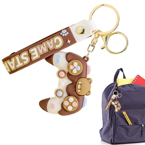 puzzlegame Game-Controller-Schlüsselanhänger,Game-Controller-Schlüsselanhänger | Kreativer Rucksack-Charm - Leichter Schlüsselanhänger, Taschenanhänger, Cartoon-Autoschlüsselhalter, von puzzlegame