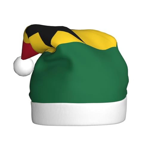 pvinnk Weihnachtsmütze mit Flagge von Ghana, Zubehör für Erwachsene und Weihnachtsfeiern von pvinnk