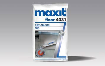 maxit floor 4031 Fließspachtel Plus | 25kg | Zement-Bodenspachtelmasse Fließspachtelmasse, Spachtelmasse für Schichtdicken von 1-10mm | nur für Innen, hoch belastbar, maschinell verarbeitbar von qdwq-US