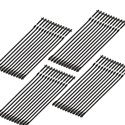 qinggw 48pcs 105mm 4“ Zoll gemerkt Scroll Sägeblätter Holzschneiden for Dremel Moto Saw (Größe : Side Cutting) von qinggw