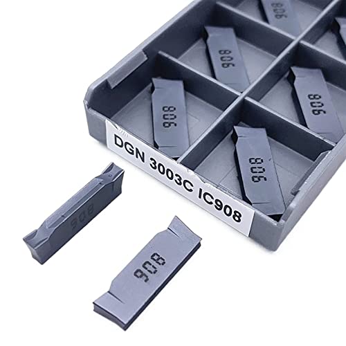 Zubehör für Drehmessermaschinen mit hoher Zähigkei DGN2002C DGN3003C IC908 Einstechwerkzeug CNC Hartmetall Drehmaschine Schneidwerkzeug Drehwerkzeug(DGN 3003C IC908) von quetwef