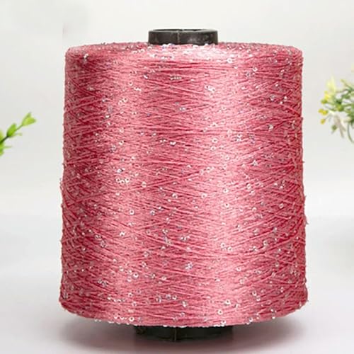 qxdzzj 500G Glitter FancyYarn Pailletten Hand Häkeln Thread Stricken Kleidung Needleworkyarn Mit Pailletten Stricken Garn Handarbeit Pailletten von qxdzzj