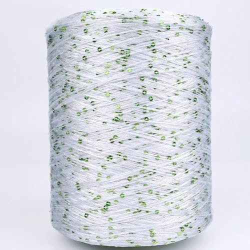 qxdzzj 500G Glitter FancyYarn Pailletten Hand Häkeln Thread Stricken Kleidung Needleworkyarn Mit Pailletten Stricken Garn Handarbeit Pailletten von qxdzzj