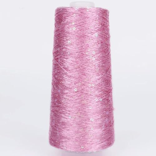 qxdzzj 500G Glitter FancyYarn Pailletten Hand Häkeln Thread Stricken Kleidung Needleworkyarn Mit Pailletten Stricken Garn Handarbeit Pailletten von qxdzzj