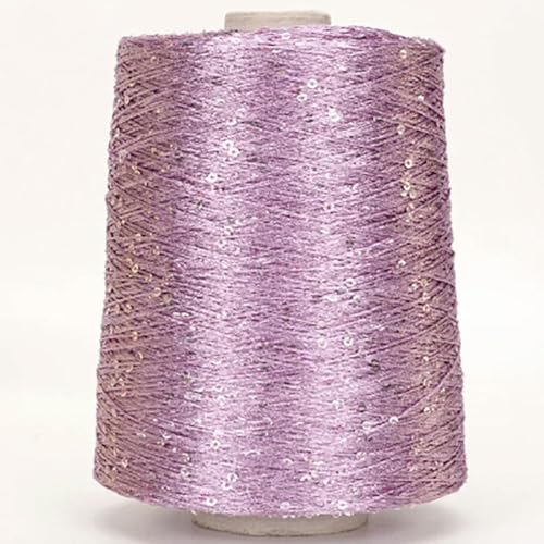 qxdzzj 500G Glitter FancyYarn Pailletten Hand Häkeln Thread Stricken Kleidung Needleworkyarn Mit Pailletten Stricken Garn Handarbeit Pailletten von qxdzzj