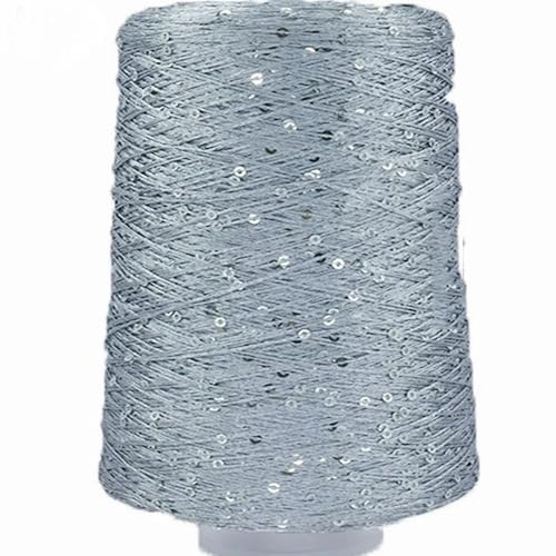 qxdzzj 500G Glitter FancyYarn Pailletten Hand Häkeln Thread Stricken Kleidung Needleworkyarn Mit Pailletten Stricken Garn Handarbeit Pailletten von qxdzzj