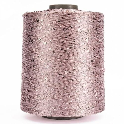 qxdzzj 500G Glitter FancyYarn Pailletten Hand Häkeln Thread Stricken Kleidung Needleworkyarn Mit Pailletten Stricken Garn Handarbeit Pailletten von qxdzzj