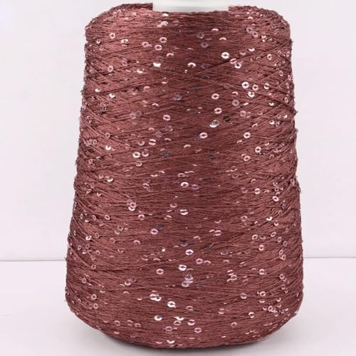 qxdzzj 500G Glitter FancyYarn Pailletten Hand Häkeln Thread Stricken Kleidung Needleworkyarn Mit Pailletten Stricken Garn Handarbeit Pailletten von qxdzzj