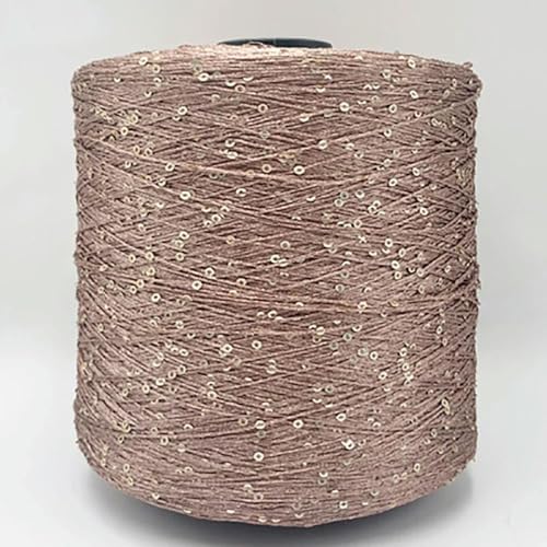 qxdzzj 500G Glitter FancyYarn Pailletten Hand Häkeln Thread Stricken Kleidung Needleworkyarn Mit Pailletten Stricken Garn Handarbeit Pailletten von qxdzzj