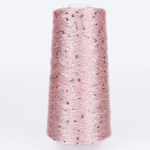 qxdzzj 500G Glitter FancyYarn Pailletten Hand Häkeln Thread Stricken Kleidung Needleworkyarn Mit Pailletten Stricken Garn Handarbeit Pailletten von qxdzzj