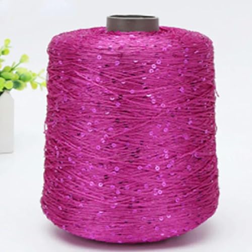 qxdzzj 500G Glitter FancyYarn Pailletten Hand Häkeln Thread Stricken Kleidung Needleworkyarn Mit Pailletten Stricken Garn Handarbeit Pailletten von qxdzzj