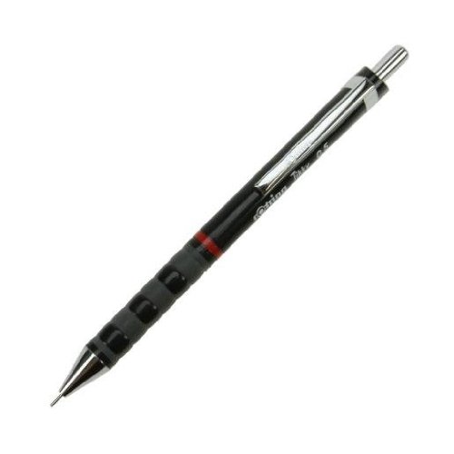 Rotring 3 Stück Druckbleistift Tikky Feinminenstift 0,5 mm, schwarz von rOtring