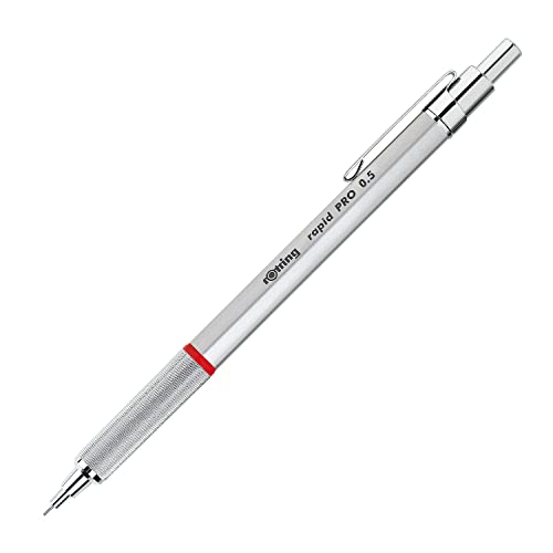 rOtring Rapid PRO Druckbleistift | 0,5 mm | Silberfarbener Schaft von rOtring