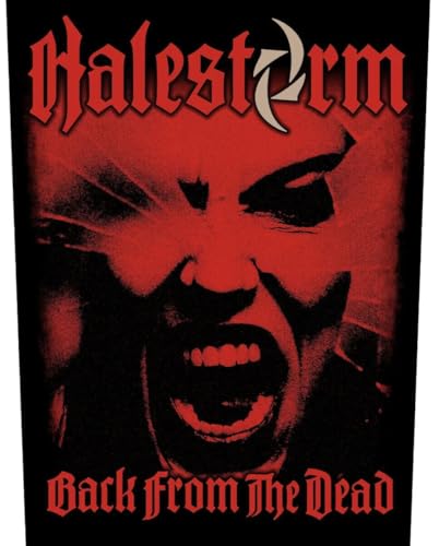 HALESTORM RÜCKENAUFNÄHER BACKPATCH # 1 BACK FROM THE DEAD 36x29cm PATCH AUFNÄHER von razamataz