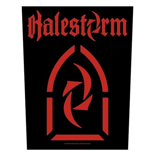 HALESTORM RÜCKENAUFNÄHER BACKPATCH # 2 LIVE AT WEMBLEY LOGO 36x29cm PATCH von razamataz