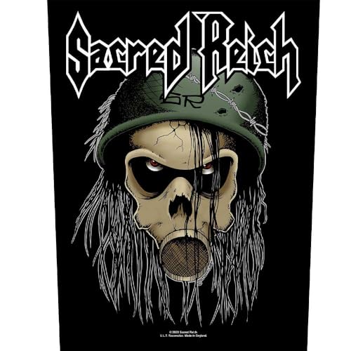 SACRED REICH RÜCKENAUFNÄHER BACKPATCH # 3 OD AMERICAN WAY 36x29cm AUFNÄHER PATCH von razamataz