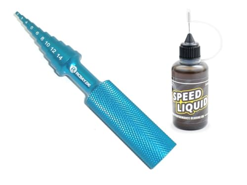 Rcbay Kugellagerwerkzeug blau + 30 ml Rcbay Speed Liquid Kugellageröl von rcbay