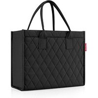 reisenthel® Einkaufstasche daily shopper rhombus Kunststoff schwarz DN 7059 von reisenthel®