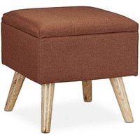 relaxdays Hocker mit Stauraum 10029605_93 braun von RELAXDAYS