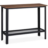 relaxdays Konsolentisch Holz braun, schwarz 101,5 x 35,0 x 80,0 cm von RELAXDAYS