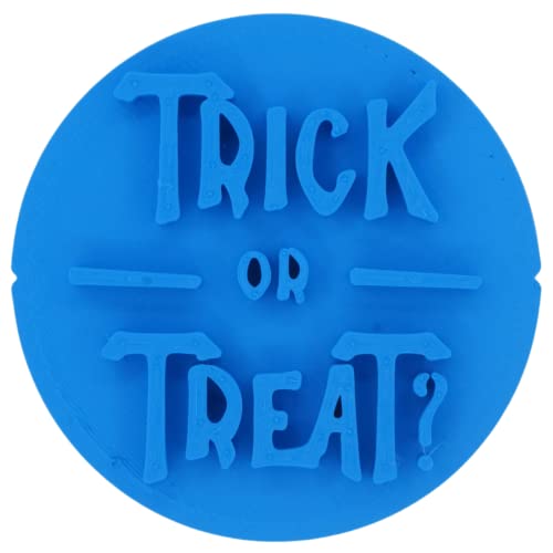 Halloween – Süßes oder Saures? Halloween "Halloween Trick or Treat? Hallows" Prägeform/Stempel für Fondant, Zuckerguss, Cupcake, Plätzchen, Kuchen, Dekoration von rhinogon