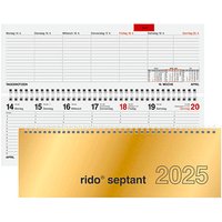 rido idé Tischquerkalender 2025 von rido idé