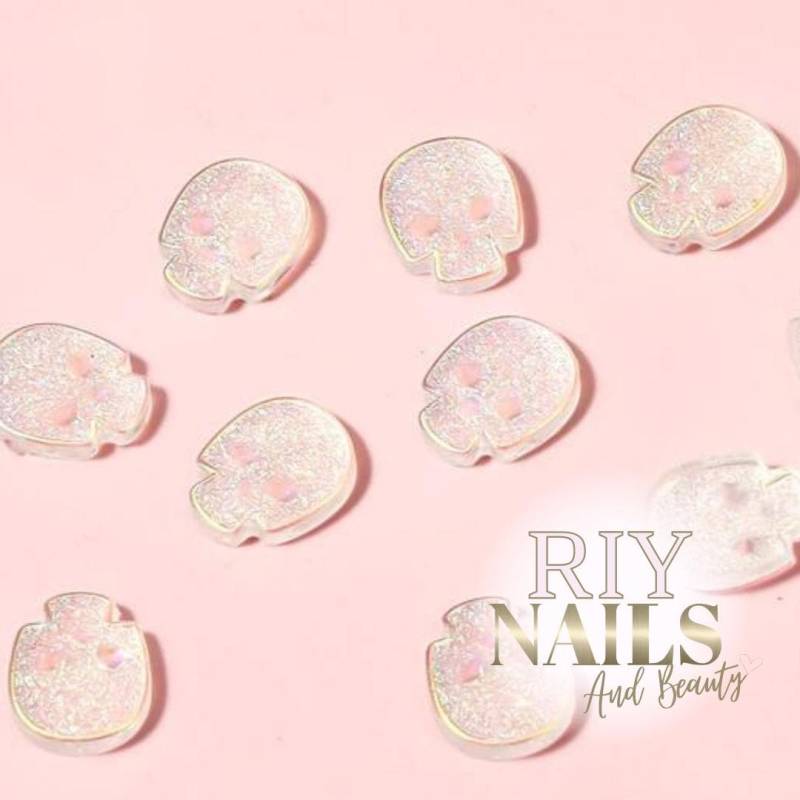 Glitzernde Totenkopf Nailart Charms Riynails von riynails