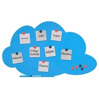 rocada Whiteboard Skin Cloud Shape 115,0 x 75,0 cm blau lackierter Stahl von rocada