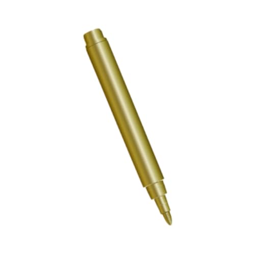 rockible Metallic Markierstift Lackstift Tragbarer Metallic Permanentmarker Lackmarker, Gold von rockible