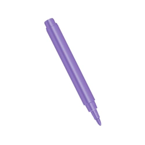 rockible Metallic Markierstift Lackstift Tragbarer Metallic Permanentmarker Lackmarker, violett von rockible