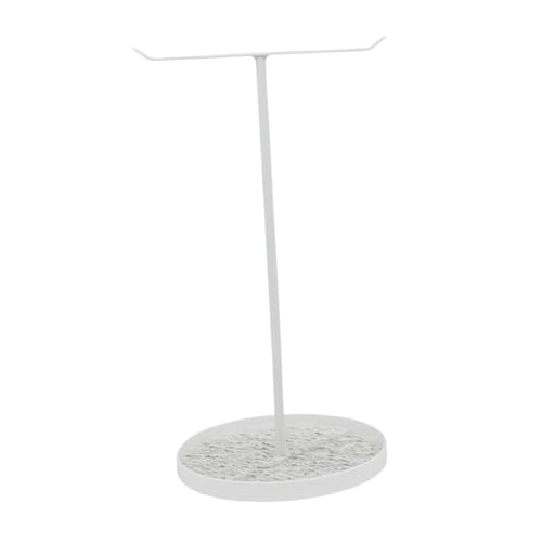 rockible Schmuckdisplay-Rack, Halskettenhalter, Schmuckhalter, Schmuck-Organizer für die Arbeitsplatte, T-Stange für Ringe, Armbänder, Anhänger, Einzelhandel, Weiß rockible Schmuckdisplay-Rack, Halskettenhalter, Schmuckhalter, Schmuck-Organizer für die Arbeitsplatte, T-Stange für Ringe, Armbänder, Anhänger, Einzelhandel, Weiß von rockible