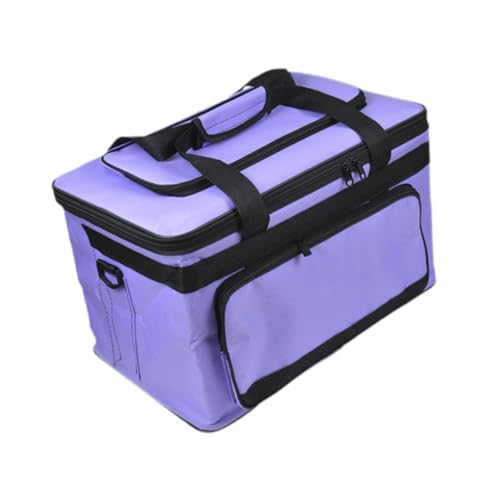 rockible Tragbare Kunstwerkzeugspeichertasche für Reisen Und Organisation, L Purple von rockible