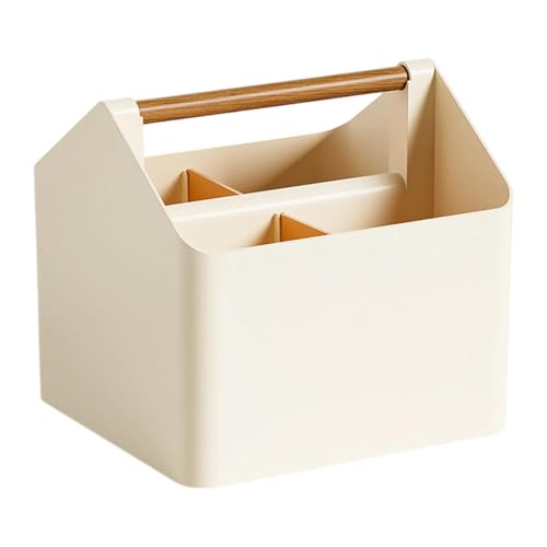 rockible Tragbarer Aufbewahrungs Organizer mit Holzgriff, DIY Geteilter Korb, Duschtasche für Geschirr, Arbeitsplatte, Schrank, Nähen, Reinigung, Beige rockible Tragbarer Aufbewahrungs Organizer mit Holzgriff, DIY Geteilter Korb, Duschtasche für Geschirr, Arbeitsplatte, Schrank, Nähen, Reinigung, Beige von rockible