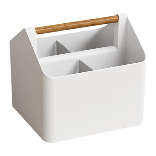 rockible Tragbarer Aufbewahrungs Organizer mit Holzgriff, DIY Geteilter Korb, Duschtasche für Geschirr, Arbeitsplatte, Schrank, Nähen, Reinigung, Weiß rockible Tragbarer Aufbewahrungs Organizer mit Holzgriff, DIY Geteilter Korb, Duschtasche für Geschirr, Arbeitsplatte, Schrank, Nähen, Reinigung, Weiß von rockible