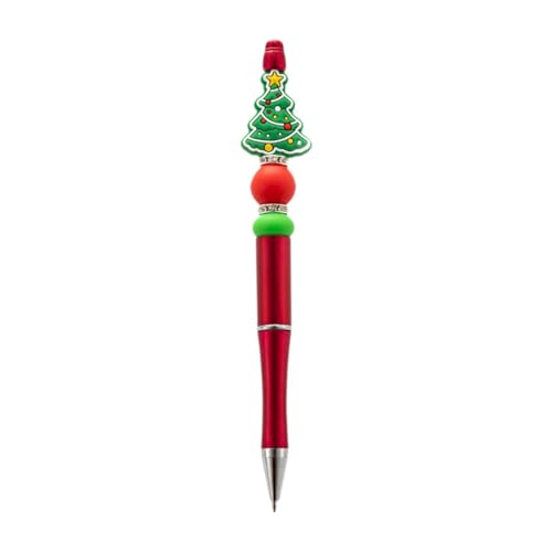 rockible Weihnachtsperlenstift Perlenstift Kugelschreiber Schülerbedarf für Studiobüro zu Hause, Style B von rockible