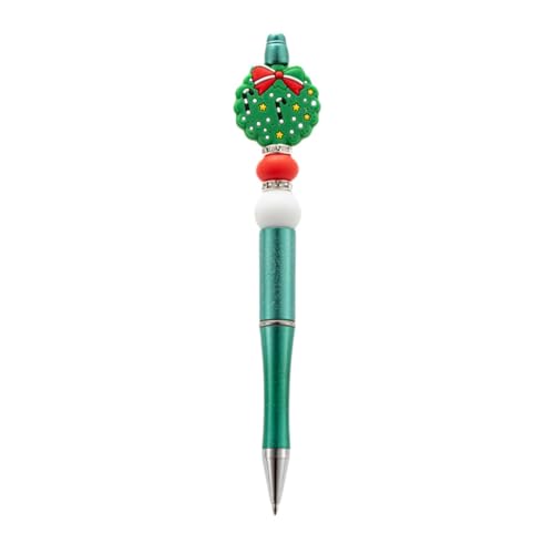 rockible Weihnachtsperlenstift Perlenstift Kugelschreiber Schülerbedarf für Studiobüro zu Hause, Style H von rockible