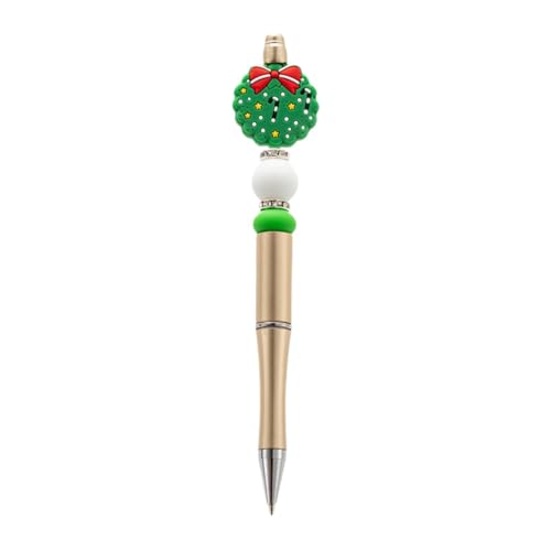 rockible Weihnachtsperlenstift Perlenstift Kugelschreiber Schülerbedarf für Studiobüro zu Hause, Style I von rockible