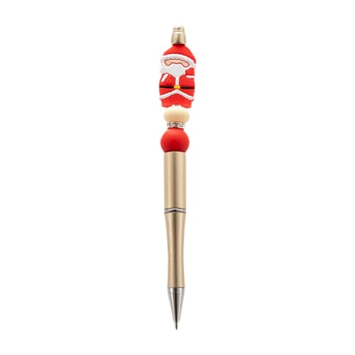 rockible Weihnachtsperlenstift Perlenstift Kugelschreiber Schülerbedarf für Studiobüro zu Hause, Style J von rockible