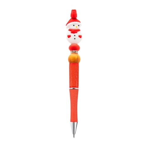 rockible Weihnachtsperlenstift Perlenstift Kugelschreiber Schülerbedarf für Studiobüro zu Hause, Style K von rockible