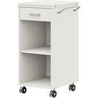 röhr Techno Rollcontainer weiß 1 Auszug 50,2 - 100,0 x 54,6 x 104,2 cm von röhr