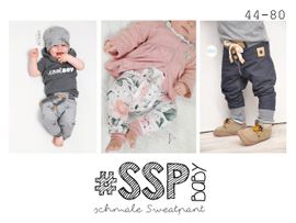 #SSP Baby - schmale Sweatpants 44-80 von rosarosa