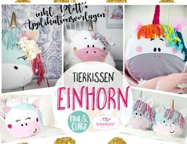 Tierkissen Einhorn von rosarosa