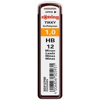 rotring Feinminen-Bleistiftminen schwarz HB 1,0 mm, 12 St. von rotring