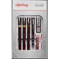 rotring Isograph College-Set Tuschefüller-Set schwarz, 1 Set von rotring