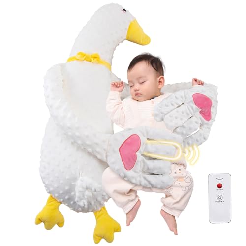 Baby Soothing Palm Hand,Baby Sleeping Hand Pillow Mit Ferngesteuerter,Baby Startle Prevention Hand Glove Aufladbar,Einschlafhilfe-Begleiter Für Baby,Zum Streicheln Und Beruhigen des Baby (Enten) von routinfly