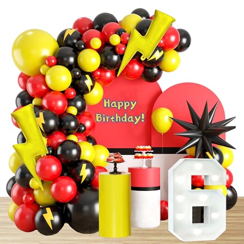 Geburtstags Party Redball Luftballons Bogen Girlande Kit Geburtstag Luftballons Redball Aluminium Ballons Dekorationen Redball Thema Party Favor von ruhoup