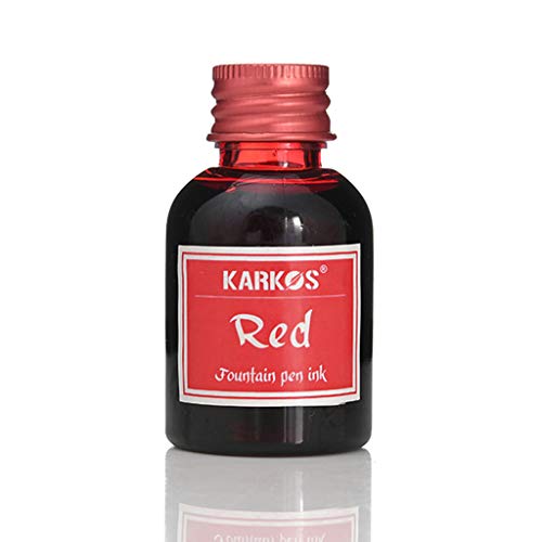 ruiruiNIE 1 Flasche Pure Colorful 30ml Füllfederhalter Tinte Nachfülltinten Schreibwaren Schule Nachfülltinte Rot von ruiruiNIE