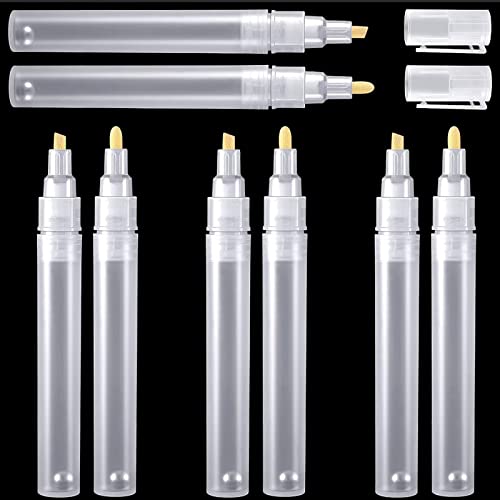 runrayay Set mit 6 Graffiti-Markern, nachfüllbare Farbmarker, Wandkunst-Malerei-Bastelset mit 3 Stück 3 mm und 3 Stück 6 mm leerer Lackstift für Künstlerbedarf von runrayay