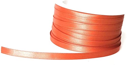 s.dekoda Satinband 50m x 6mm Orange Schleifenband Dekoband Satin von s.dekoda